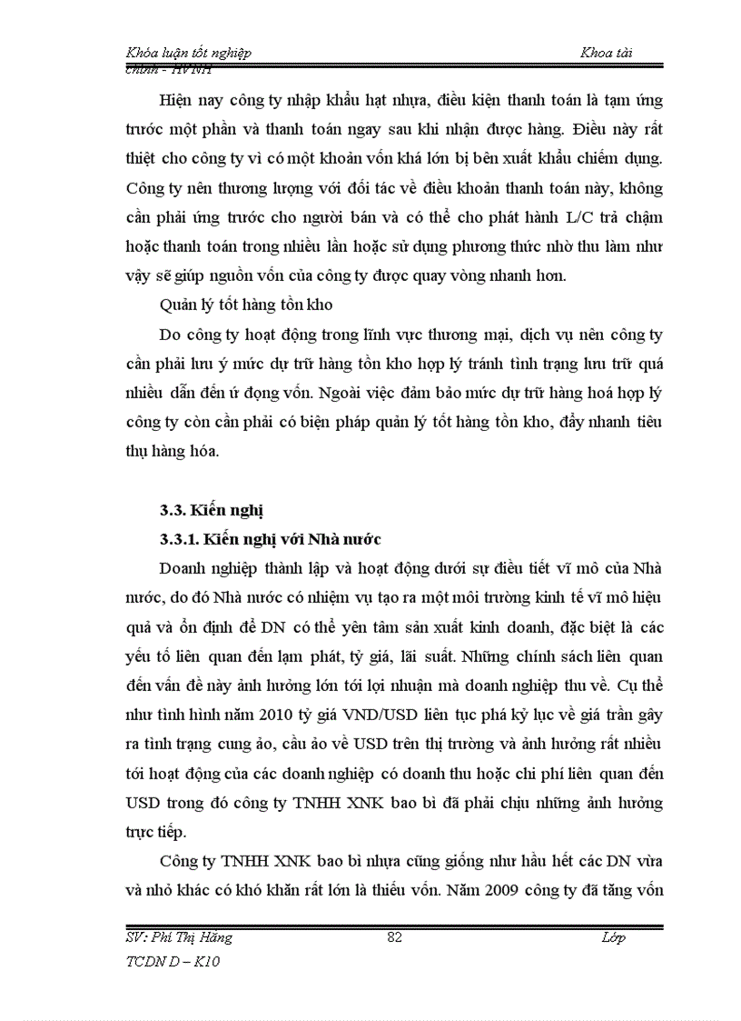 image for page Giải pháp nâng cao lợi nhuận tại Công ty TNHH XNK bao bì nhựa