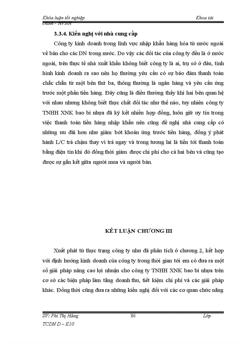 image for page Giải pháp nâng cao lợi nhuận tại Công ty TNHH XNK bao bì nhựa