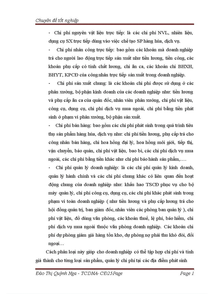 image for page Các giải pháp chủ yếu tăng cường quản lý chi phí sản xuất kinh doanh và hạ giá thành sản phẩm tại công ty cổ phần Nguyễn Hồng II 1
