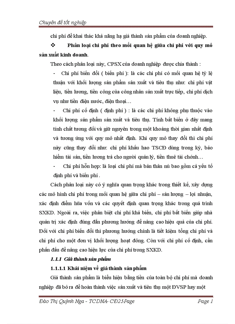 image for page Các giải pháp chủ yếu tăng cường quản lý chi phí sản xuất kinh doanh và hạ giá thành sản phẩm tại công ty cổ phần Nguyễn Hồng II 1