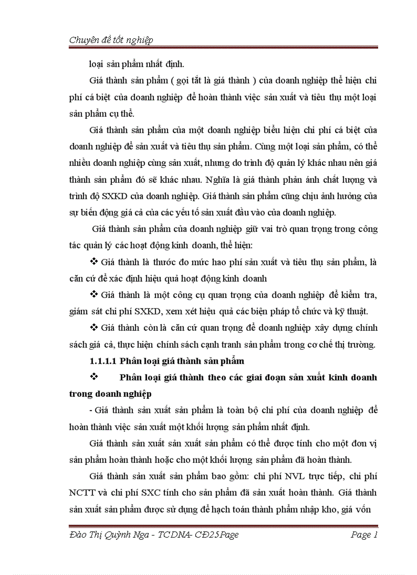 image for page Các giải pháp chủ yếu tăng cường quản lý chi phí sản xuất kinh doanh và hạ giá thành sản phẩm tại công ty cổ phần Nguyễn Hồng II 1