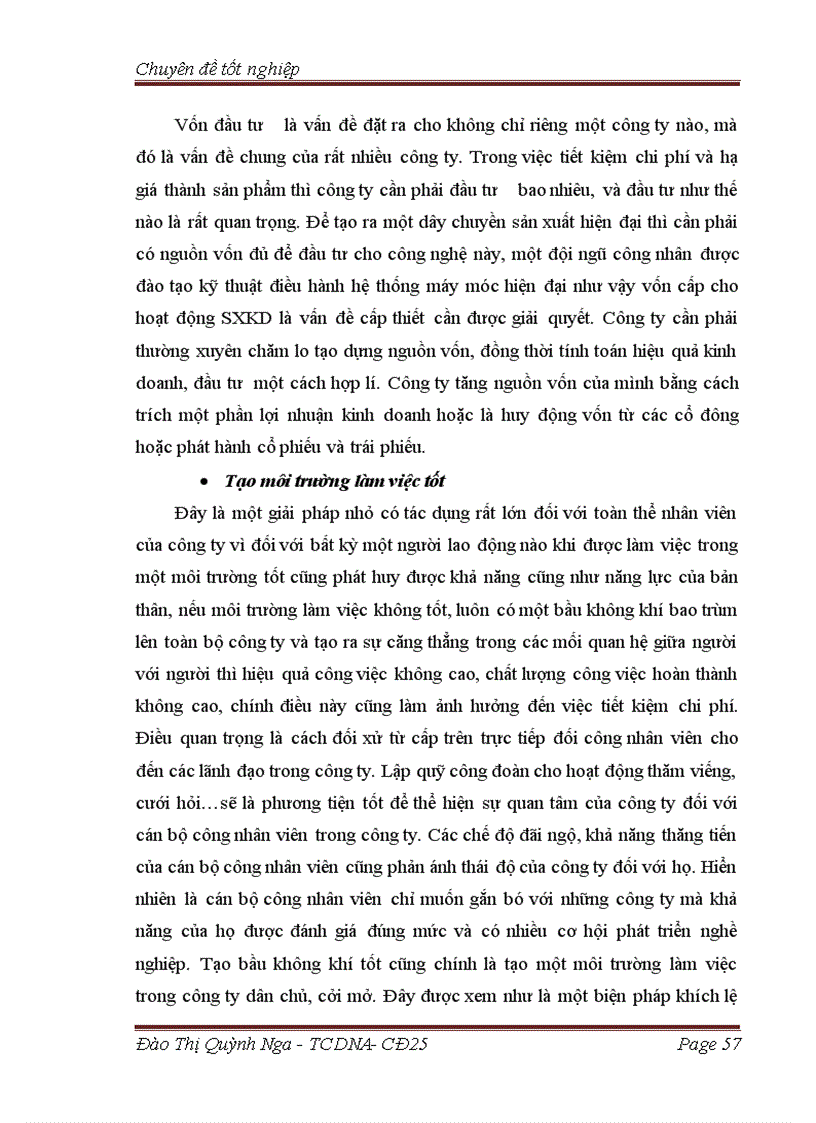 image for page Các giải pháp chủ yếu tăng cường quản lý chi phí sản xuất kinh doanh và hạ giá thành sản phẩm tại công ty cổ phần Nguyễn Hồng II 1