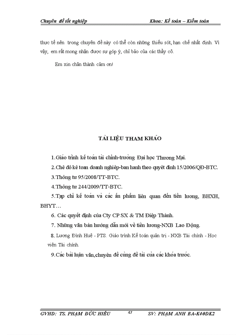image for page Kế toán thanh toa n vơ i ngươ i lao đô ng tại công ty cổ phần sản xuất thương mại Điệp Thành 1