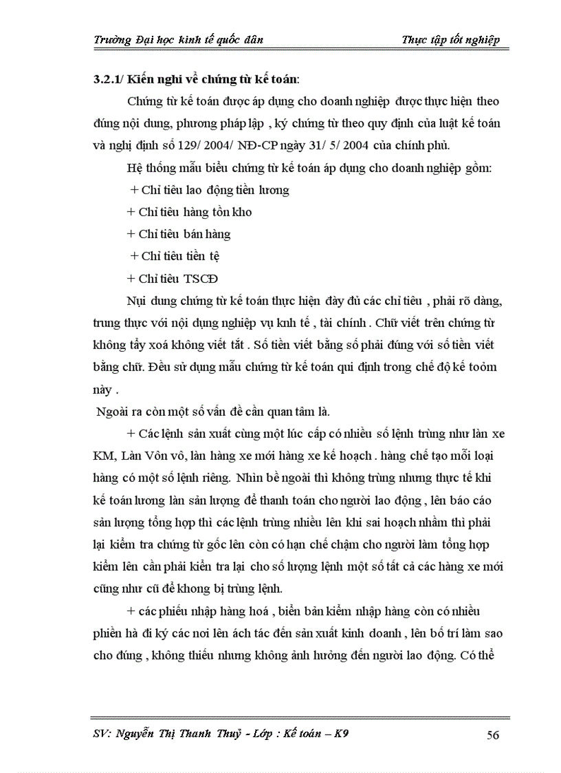 image for page Thực trạng kế toán tiền lương và các khoản trích theo lương Công ty CP Công nghiệp ôt ô TKV 1