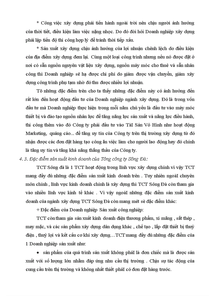 image for page Thực trạng và giải pháp về hoạt động đầu tư phát triển tại Tổng Công Ty Sông Đa 1