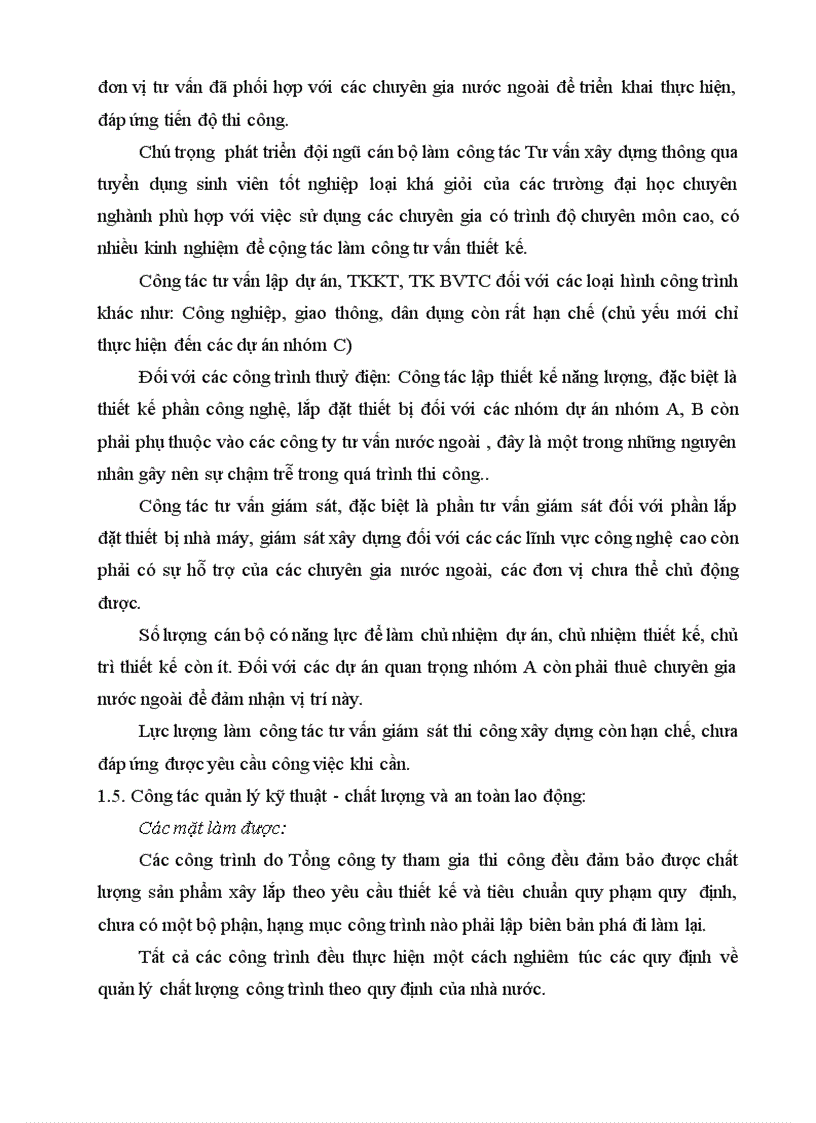 image for page Thực trạng và giải pháp về hoạt động đầu tư phát triển tại Tổng Công Ty Sông Đa 1