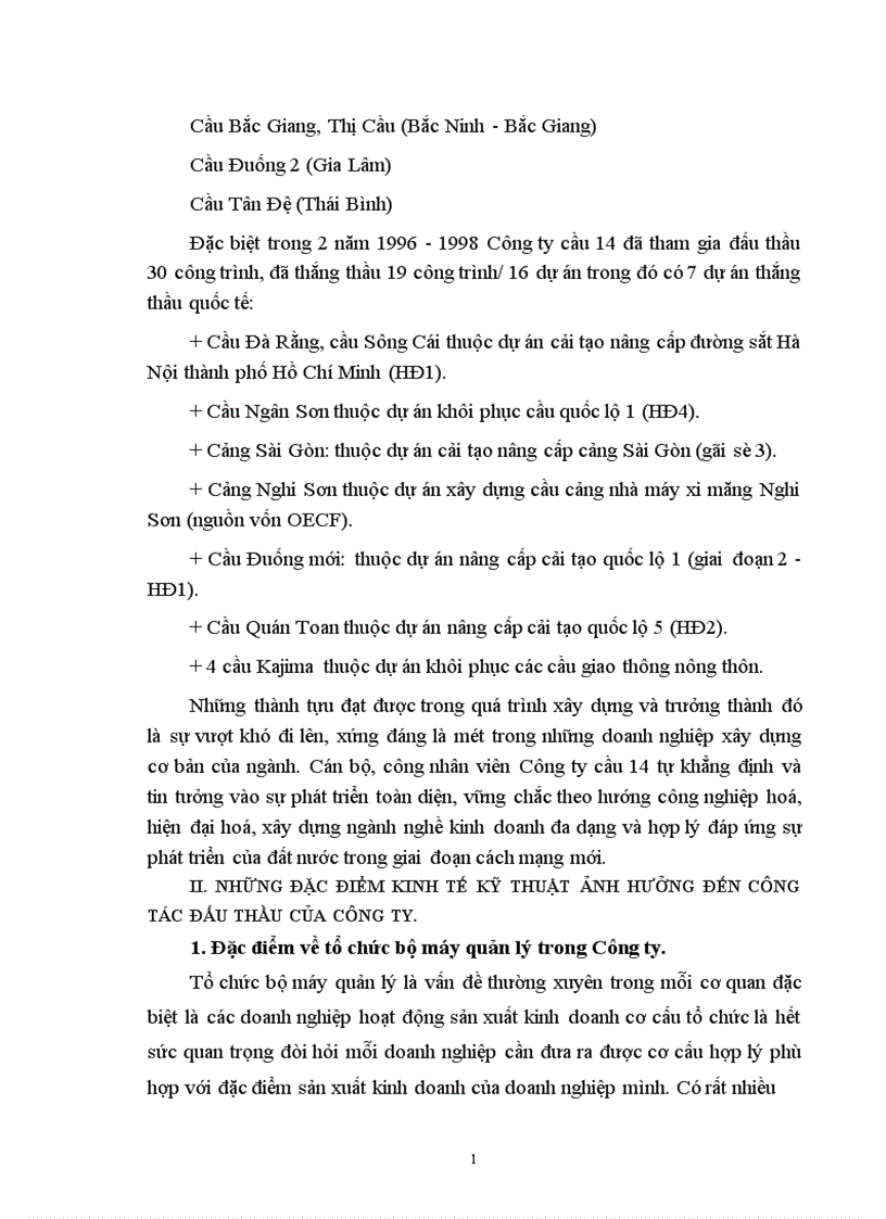 image for page Một số giải pháp nhằm hoàn thiện công tác đấu thầu ở Công ty cầu 14 Tổng công ty xây dựng công trình giao thông I Bộ giao thông vận tải 1