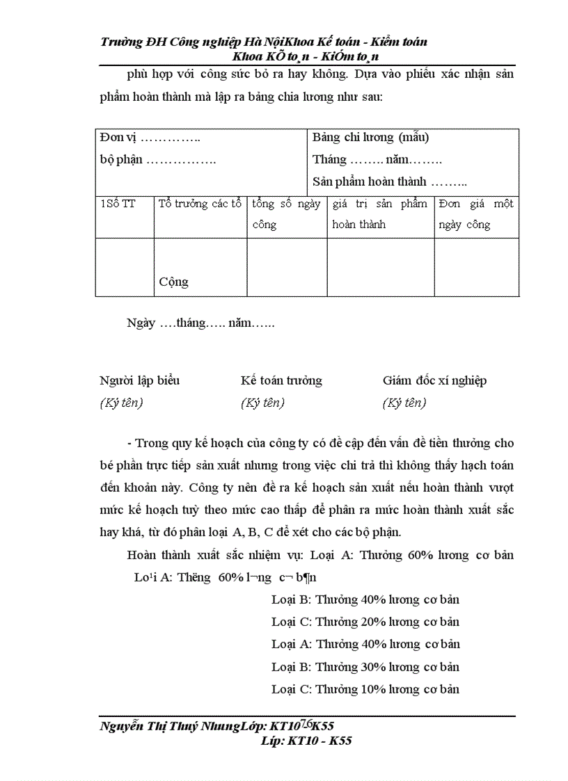 image for page Hạch toán tiền lương và các khoản trích theo lương tại Xí nghiệp sản xuất thương mại Sơn Đồng 1