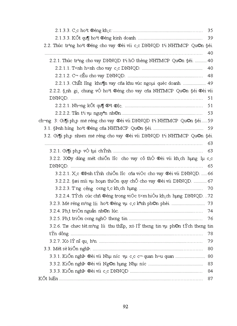 image for page Giải pháp mở rộng cho vay đối với DNNQD tại NHTMCP Quân Đội 1