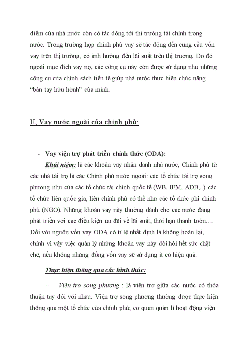 image for page Trình bày các công cụ vay nợ của Nhà nước Thực trạng vay nợ của Nhà nước Việt Nam trong thời gian qua 1