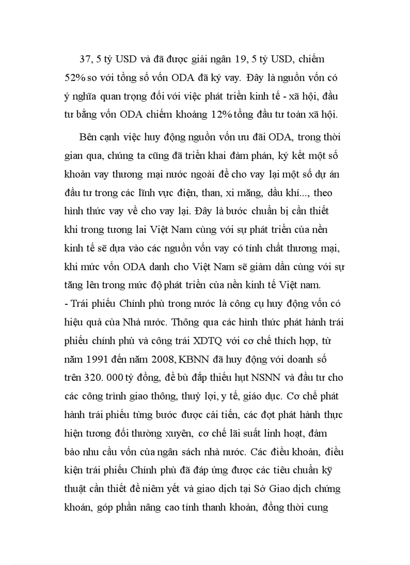 image for page Trình bày các công cụ vay nợ của Nhà nước Thực trạng vay nợ của Nhà nước Việt Nam trong thời gian qua 1
