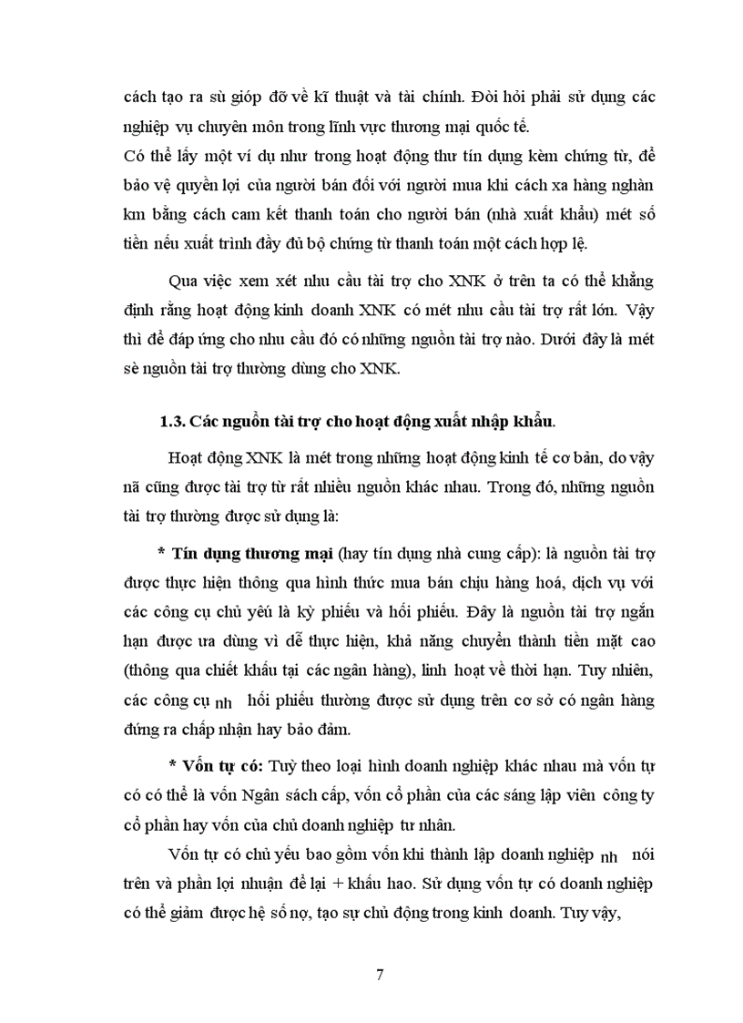 image for page Thực trạng hoạt động tín dụng tài trợ xuất nhập khẩu tại NH TMCP Ngoại Thương chi nhánh thành công