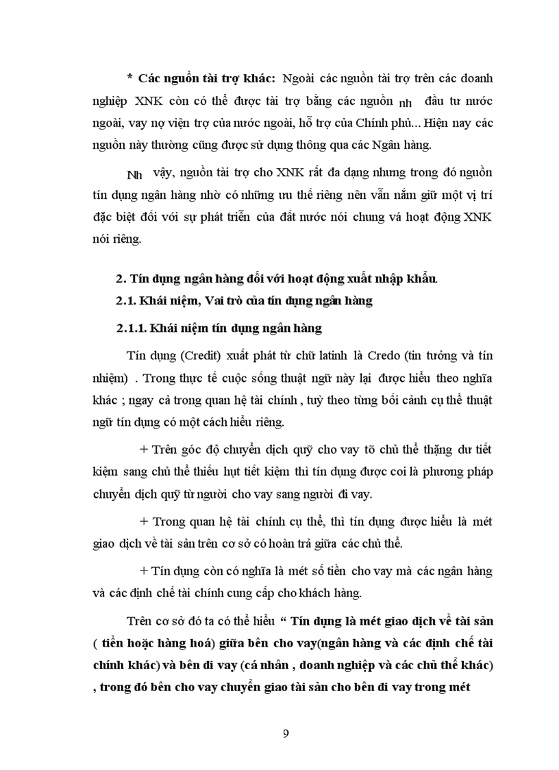 image for page Thực trạng hoạt động tín dụng tài trợ xuất nhập khẩu tại NH TMCP Ngoại Thương chi nhánh thành công