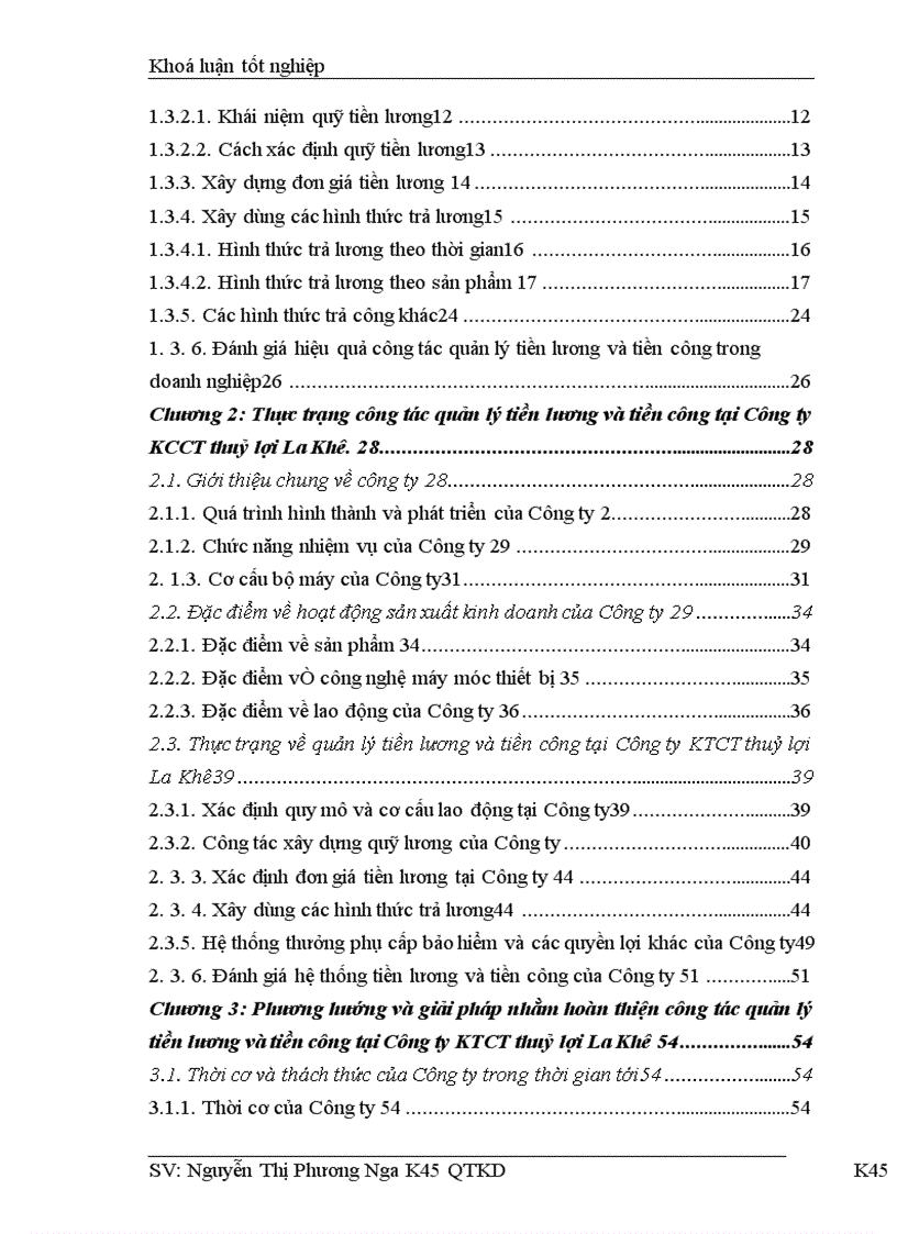 image for page Quản lý tiền lương và tiền công tại Công ty KTCT thuỷ lợi La Khê 1