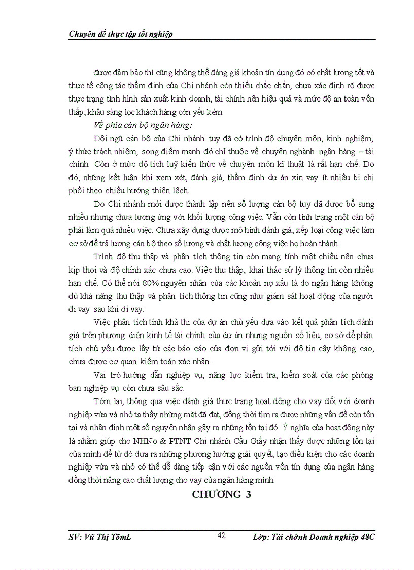image for page Nâng cao chất lượng cho vay đối với Doanh nghiệp vừa và nhỏ tại NHNo PTNT Chi nhánh Cầu Giấy