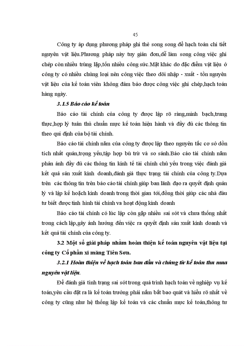 image for page Kế toán nguyên vật liệu tại Công ty Cổ Phần Xi măng Tiên Sơn 1