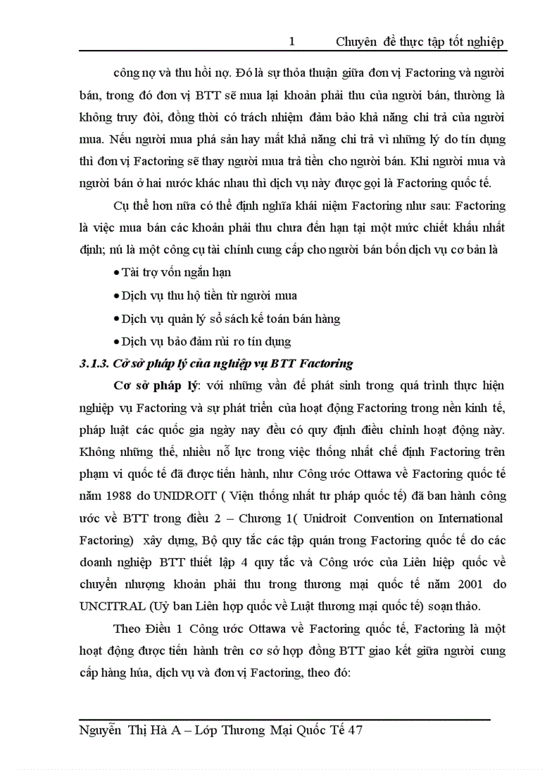 image for page Hoạt động Bao thanh toán tại SGD NH TMCP NT VN Vietcombank