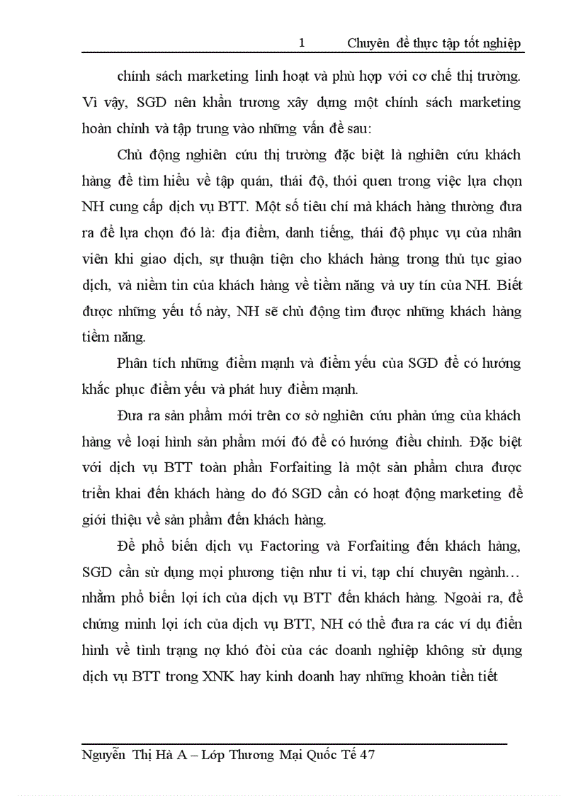 image for page Hoạt động Bao thanh toán tại SGD NH TMCP NT VN Vietcombank
