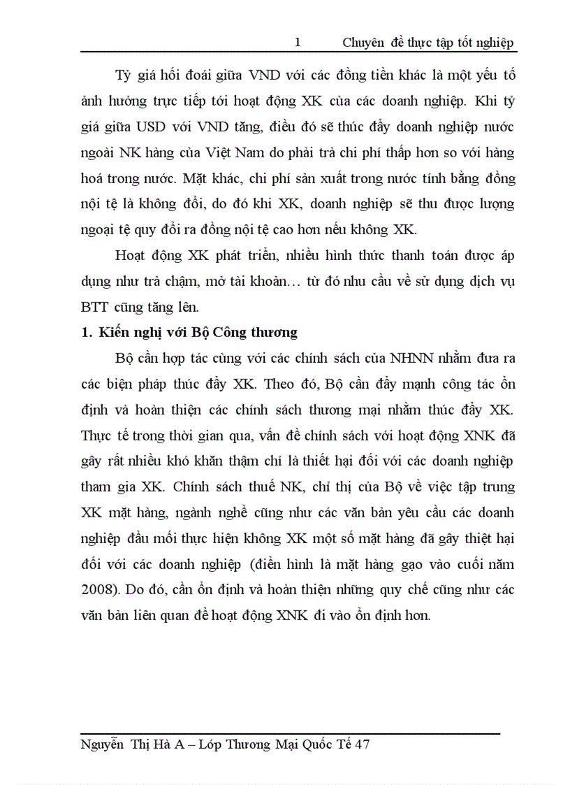 image for page Hoạt động Bao thanh toán tại SGD NH TMCP NT VN Vietcombank
