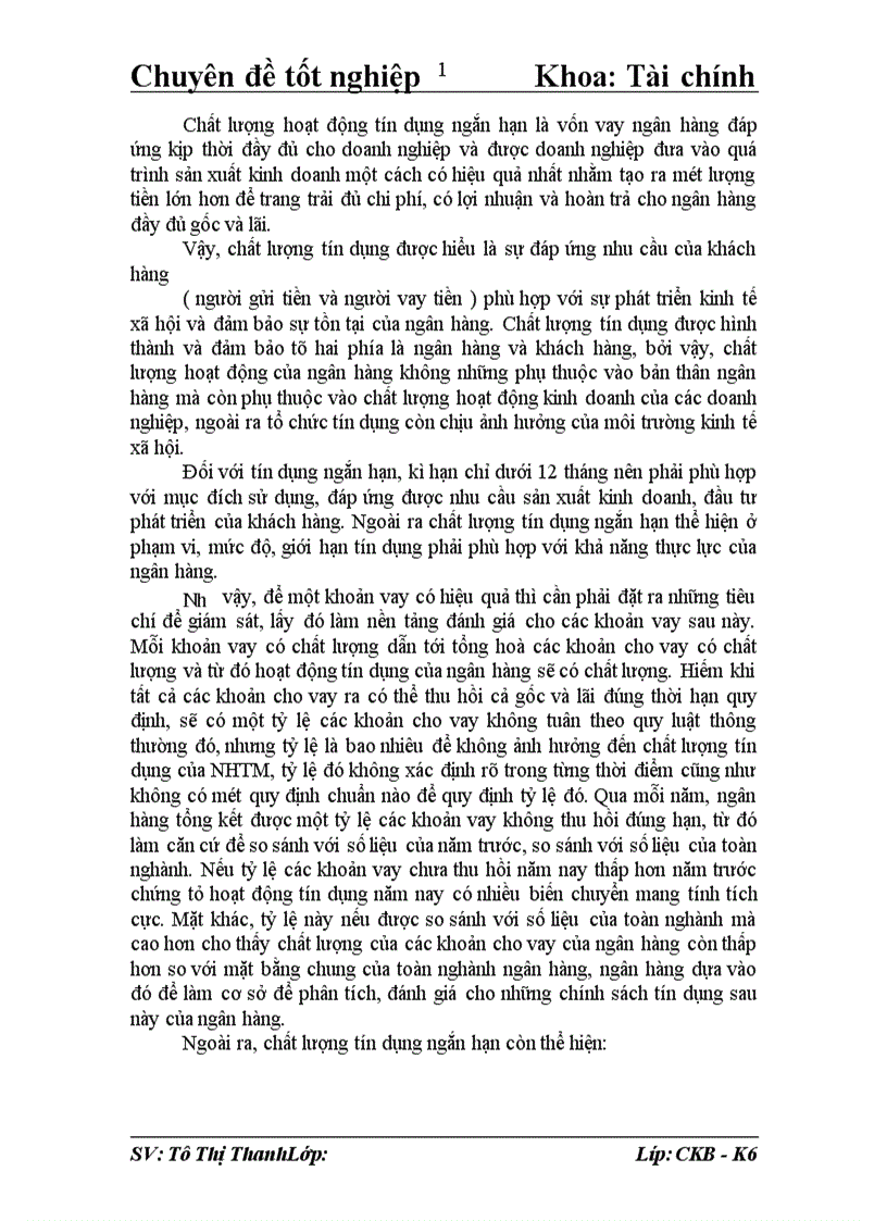 image for page Giải pháp nâng cao chất lượng hoạt động tín dụng ngắn hạn tại Sở giao dịch I Ngân hàng đầu tư và phát triển Việt Nam 1