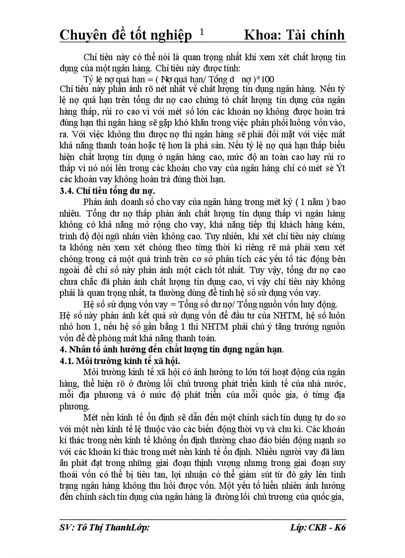 image for page Giải pháp nâng cao chất lượng hoạt động tín dụng ngắn hạn tại Sở giao dịch I Ngân hàng đầu tư và phát triển Việt Nam 1