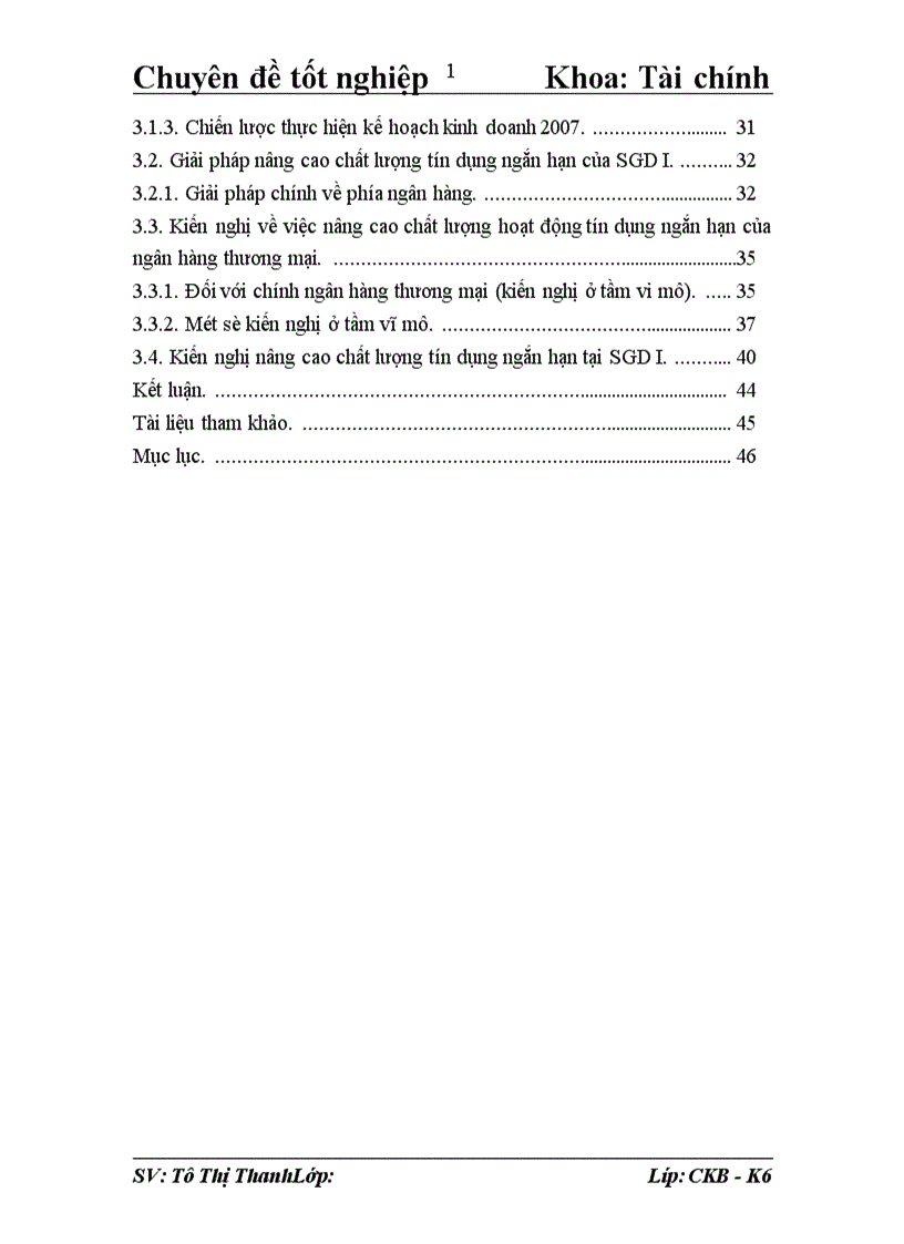 image for page Giải pháp nâng cao chất lượng hoạt động tín dụng ngắn hạn tại Sở giao dịch I Ngân hàng đầu tư và phát triển Việt Nam 1