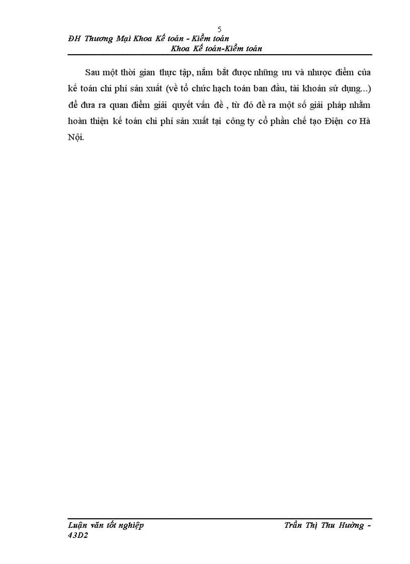 image for page Kế toán chi phí sản xuất sản phẩm máy biến áp của Công ty cổ phần Chế tạo Điện cơ Hà Nội 1