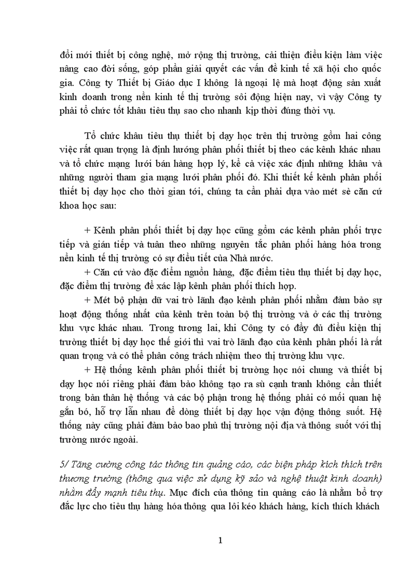 image for page Một số biện pháp nhằm nâng cao hiệu quả tiêu thụ hàng hoá ở Công ty Thiết bị Giáo dục I 1