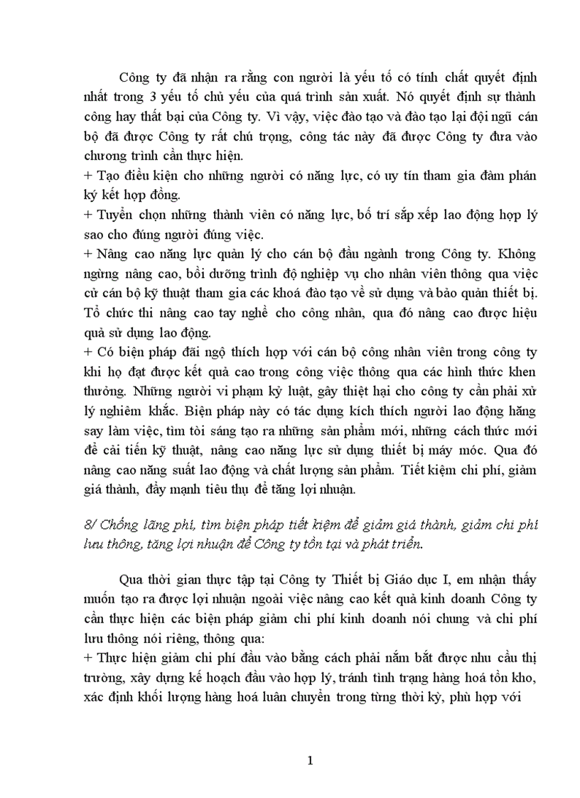 image for page Một số biện pháp nhằm nâng cao hiệu quả tiêu thụ hàng hoá ở Công ty Thiết bị Giáo dục I 1