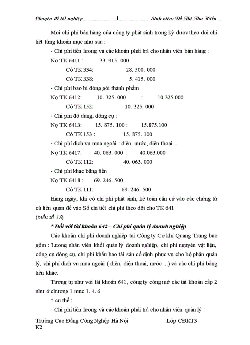 image for page Tổ chức công tác kế toán thành phẩm và tiêu thụ thành phẩm tại Công ty Cơ Khí Quang Trung 1