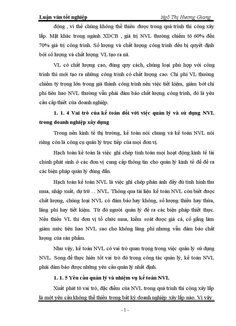 image for page Thực trạng công tác kế toán NVL tại công ty xây dựng số