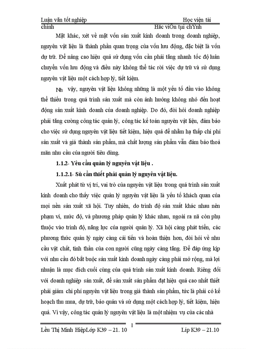 image for page thực trạng tổ chức kế toán NGUYêN VậT LIệU và tình hình cung cấp sử dụng nguyên vật liệu ở Công ty Sản Xuất và Thương mạI Tam Long 1