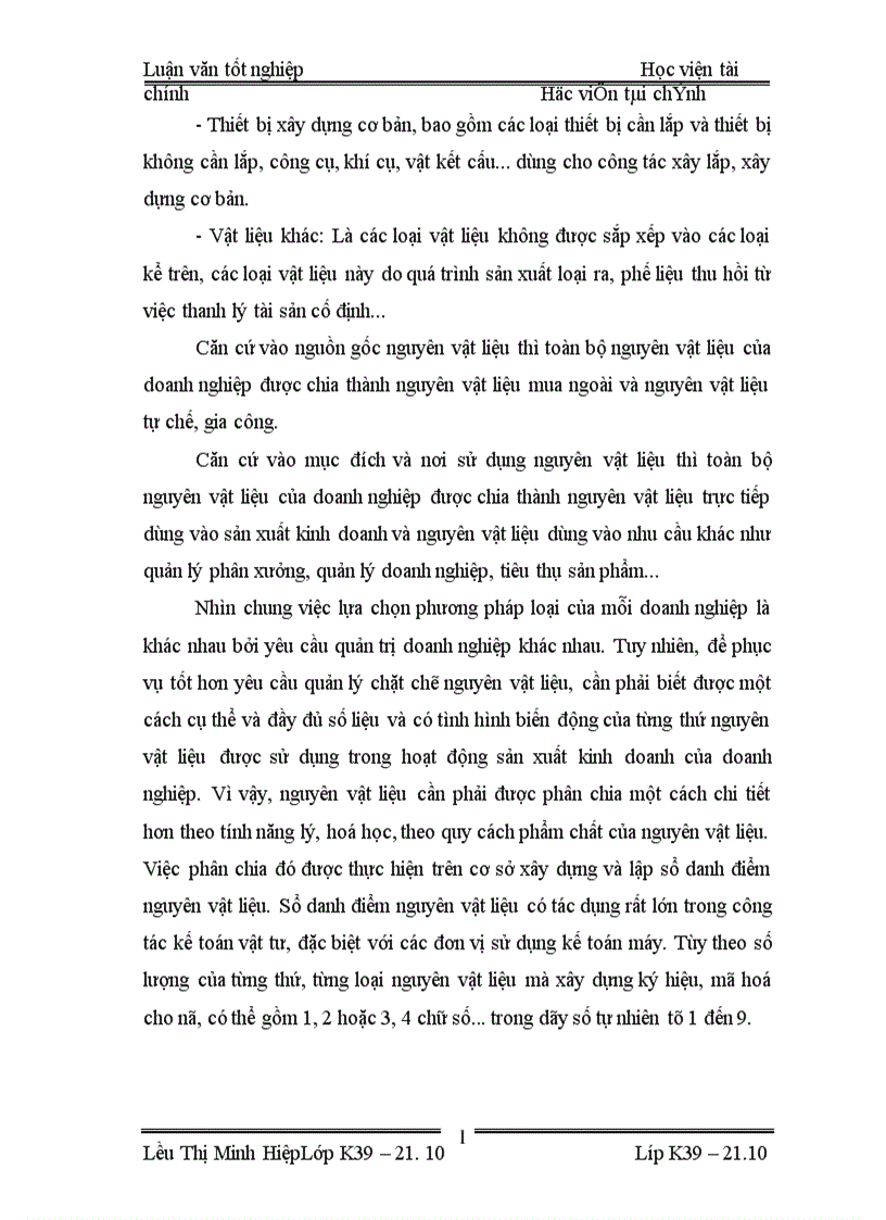 image for page thực trạng tổ chức kế toán NGUYêN VậT LIệU và tình hình cung cấp sử dụng nguyên vật liệu ở Công ty Sản Xuất và Thương mạI Tam Long 1