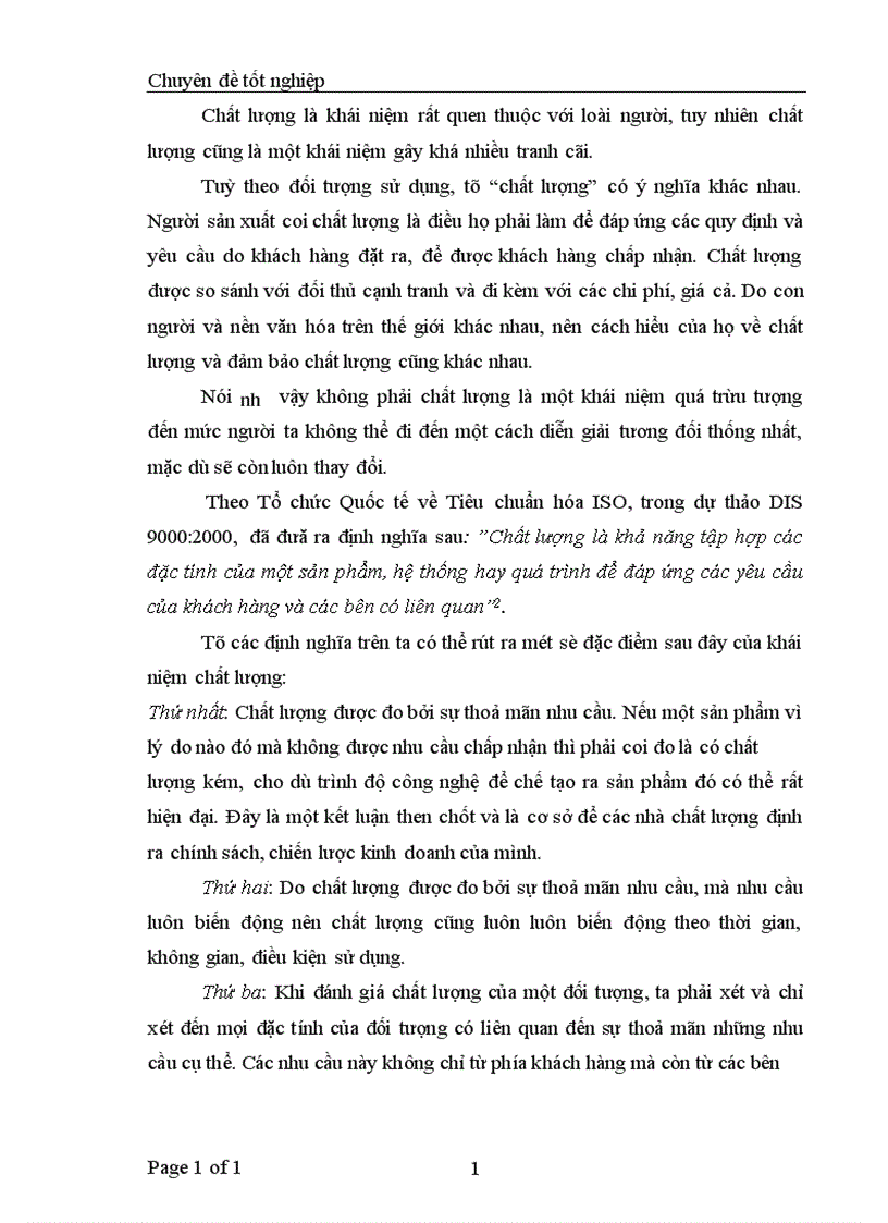 image for page Một số giải pháp quản lý chất lượng tại khách sạn Phương Đông 1