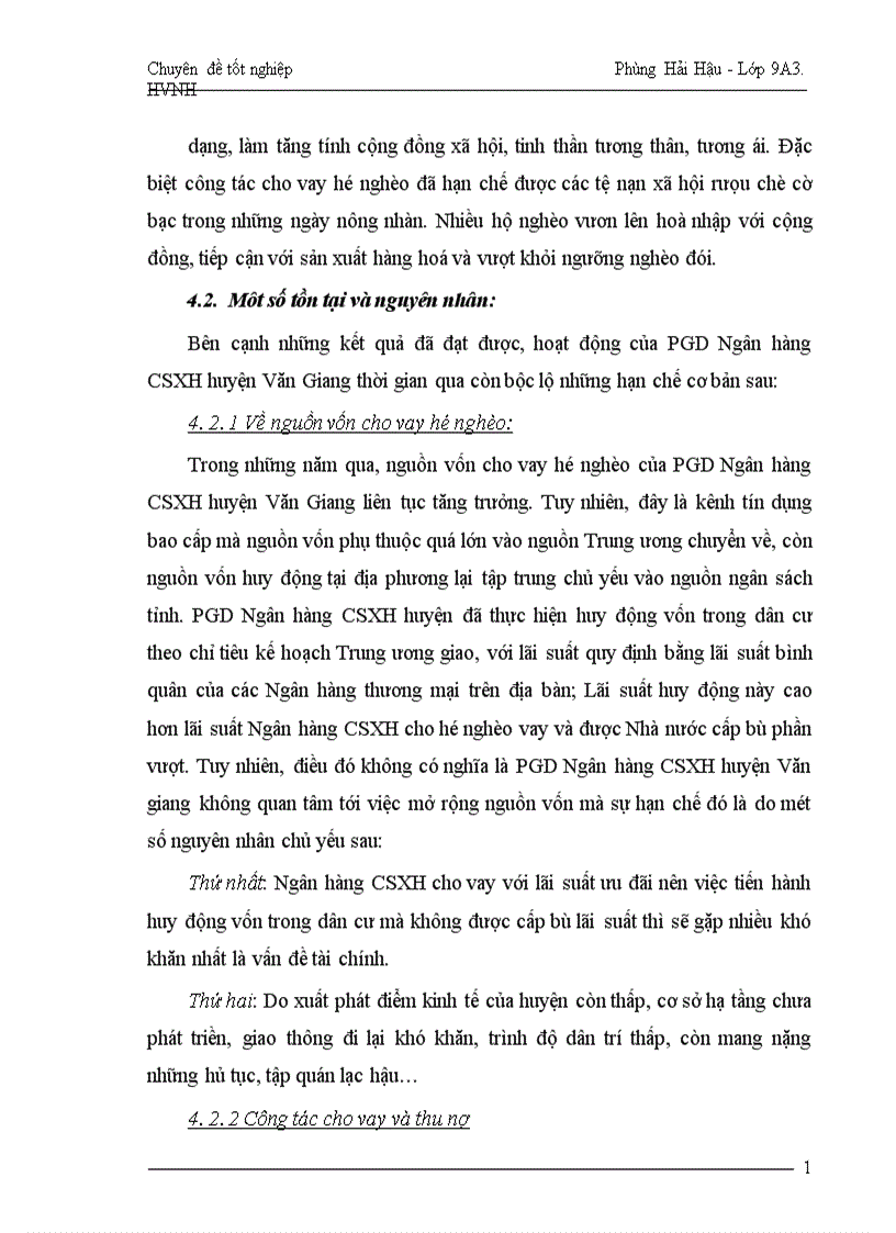 image for page Một số giải pháp nhằm nâng cao hơn nữa hiệu quả tín dụng đối với hộ nghèo áp dụng tại PGD Ngân hàng CSXH huyện Văn Giang tỉnh Hưng Yên