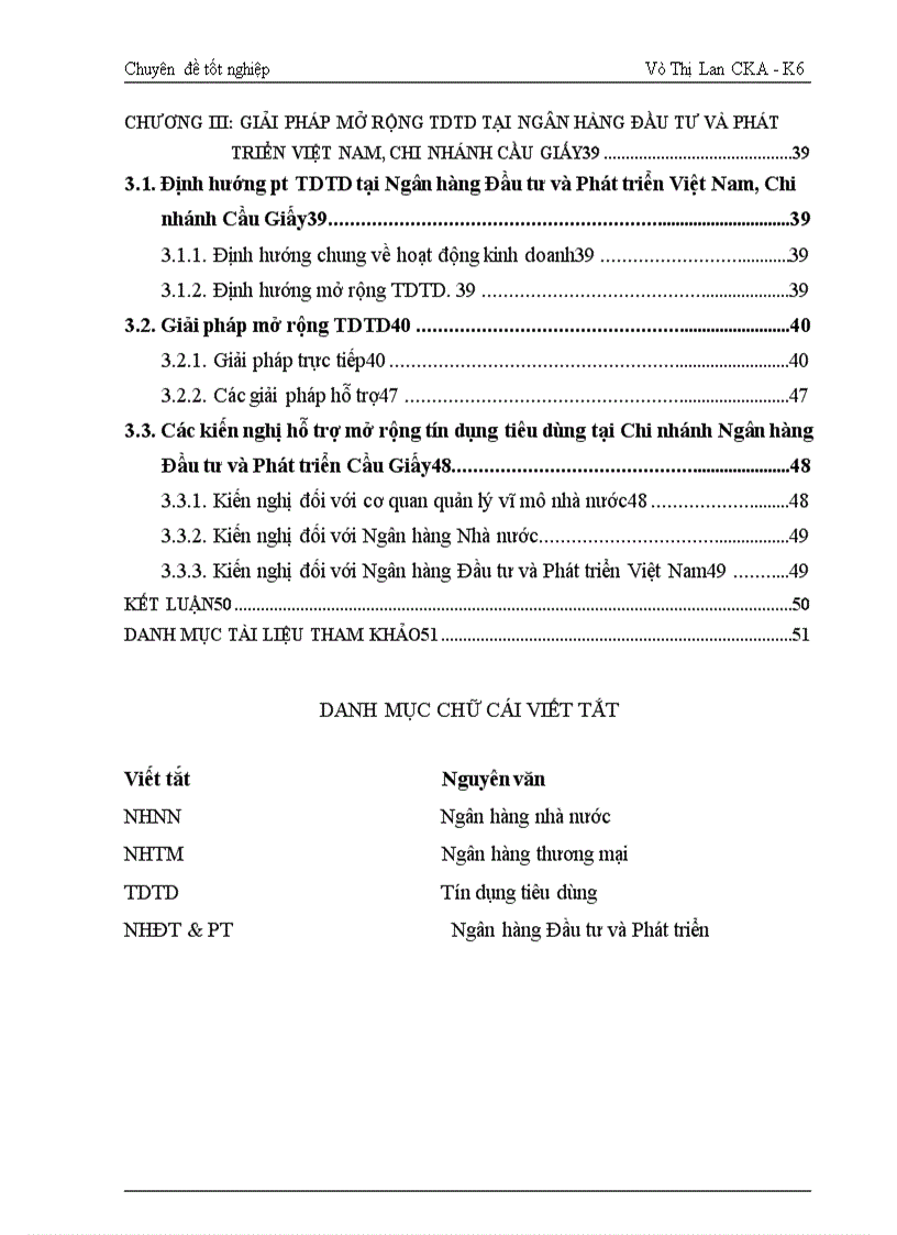 image for page Giải pháp mở rộng tín dụng tiêu dùng tại Ngân hàng Đầu tư và Phát triển Việt Nam Chi nhánh Cầu Giấy 1