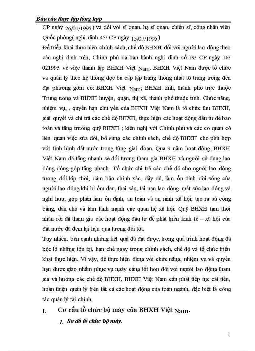 image for page Tình hình hoạt động của BHXH Việt Nam trong thời gian qua