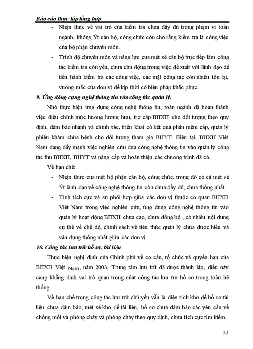 image for page Tình hình hoạt động của BHXH Việt Nam trong thời gian qua