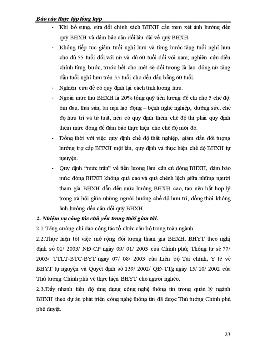 image for page Tình hình hoạt động của BHXH Việt Nam trong thời gian qua