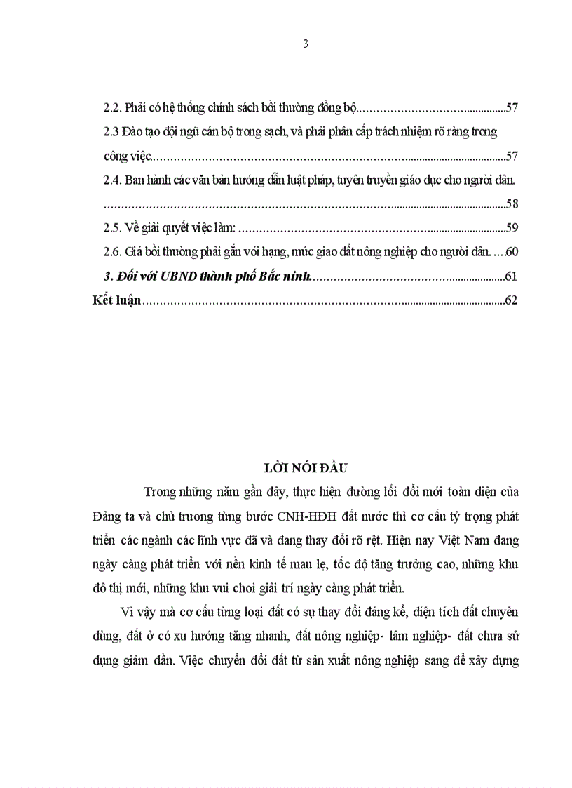 image for page Một số giải pháp hoàn thiện chính sách đền bù đất nông nghiệp trên thành phố Bắc ninh