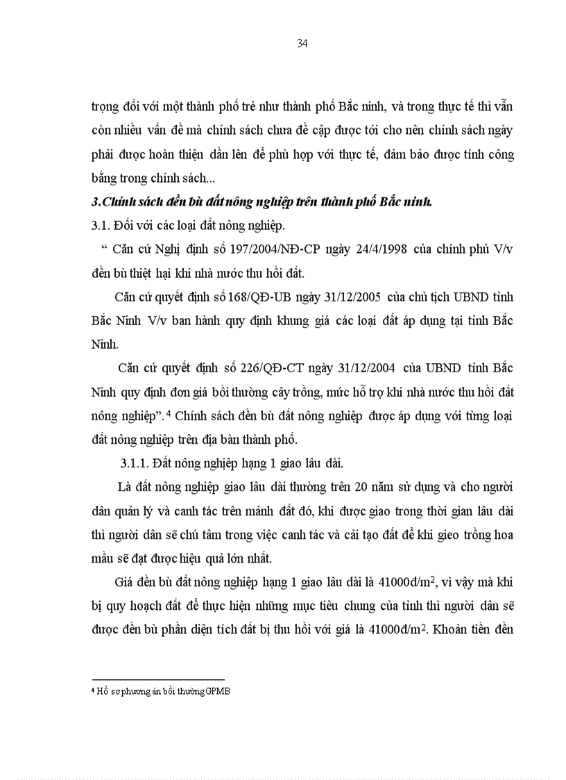 image for page Một số giải pháp hoàn thiện chính sách đền bù đất nông nghiệp trên thành phố Bắc ninh