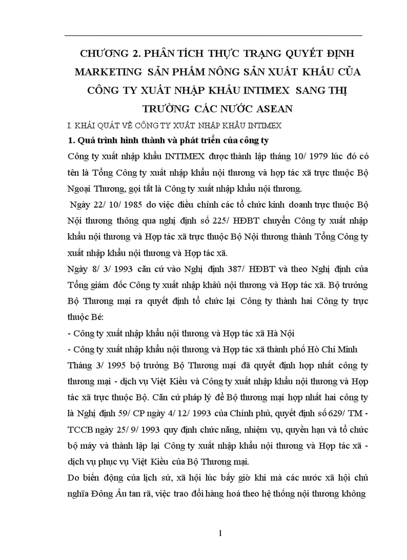 image for page Hoàn thiện quyết định Marketing sản phẩm nông sản xuất khẩu của công ty xuất nhập khẩu INTIMEX sang thị trường các nước ASEAN 1
