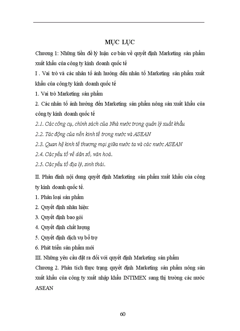 image for page Hoàn thiện quyết định Marketing sản phẩm nông sản xuất khẩu của công ty xuất nhập khẩu INTIMEX sang thị trường các nước ASEAN 1