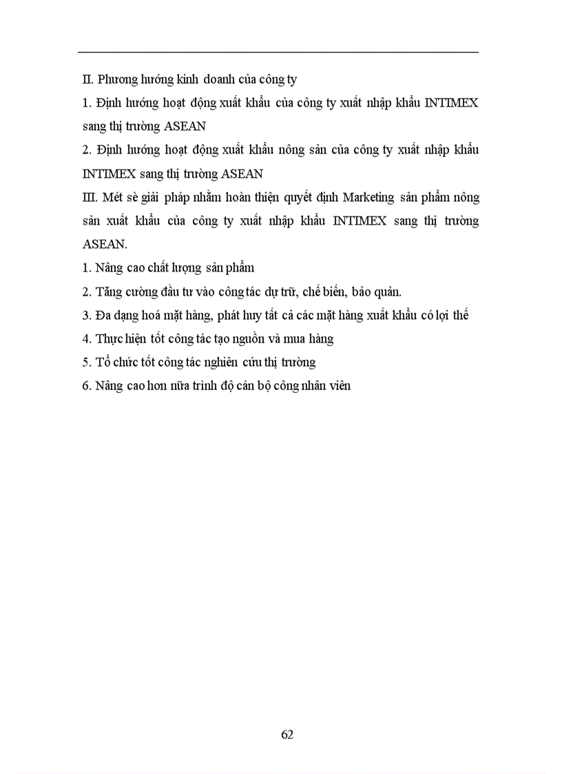 image for page Hoàn thiện quyết định Marketing sản phẩm nông sản xuất khẩu của công ty xuất nhập khẩu INTIMEX sang thị trường các nước ASEAN 1