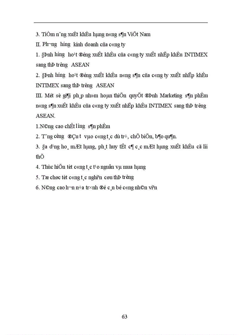 image for page Hoàn thiện quyết định Marketing sản phẩm nông sản xuất khẩu của công ty xuất nhập khẩu INTIMEX sang thị trường các nước ASEAN 1