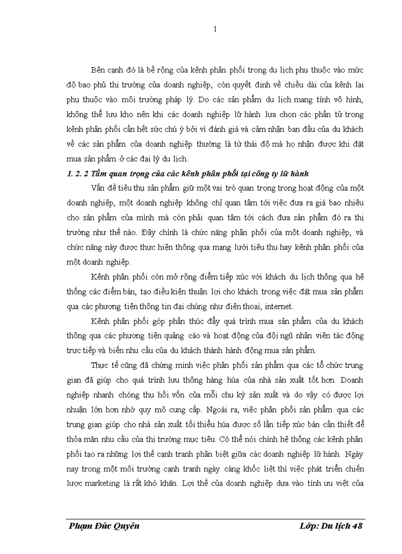 image for page Hoàn thiện chính sách phân phối tại công ty TNHH Du lịch và Dịch vụ Hà Long