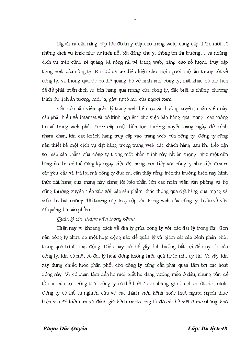image for page Hoàn thiện chính sách phân phối tại công ty TNHH Du lịch và Dịch vụ Hà Long
