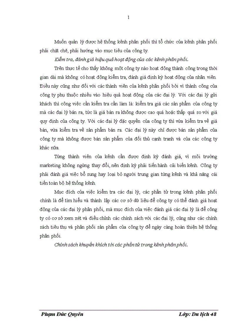 image for page Hoàn thiện chính sách phân phối tại công ty TNHH Du lịch và Dịch vụ Hà Long