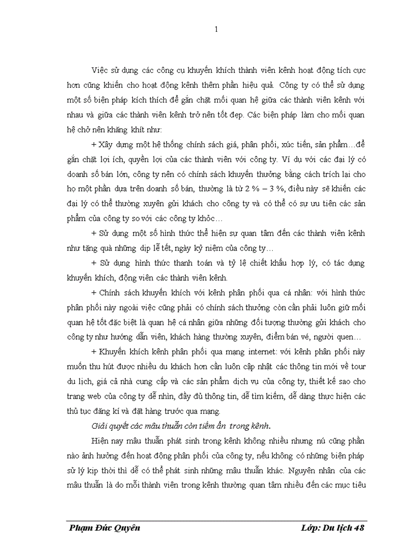image for page Hoàn thiện chính sách phân phối tại công ty TNHH Du lịch và Dịch vụ Hà Long