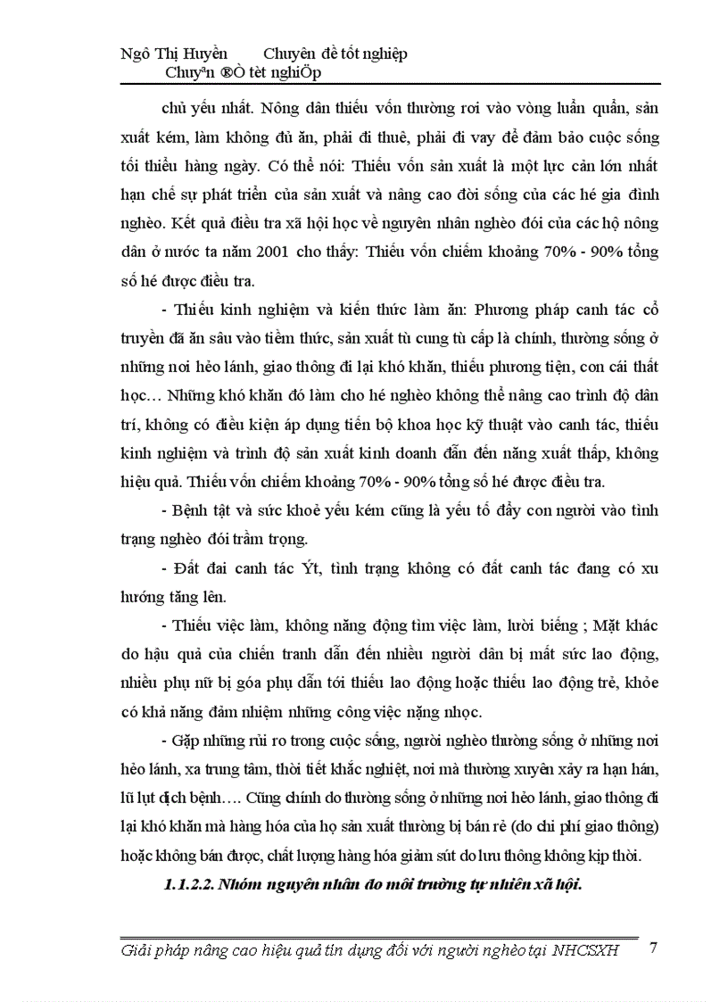 image for page Giải pháp nâng cao hiệu quả tín dụng đối với người nghèo tại ngân hàng chính sách xã hội 1